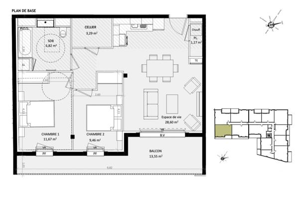 Appartement à vendre 3 pièces 61 m² Argelès-sur-Mer