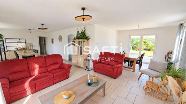 Plain pied 4 chambres double garage
