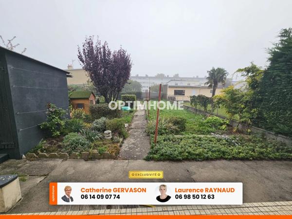 Maison à vendre 90 m2 - 3 chambres, terrain, garage, cave, CLERMONT FERRAND (63)