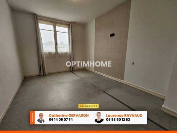 Maison à vendre 90 m2 - 3 chambres, terrain, garage, cave, CLERMONT FERRAND (63)