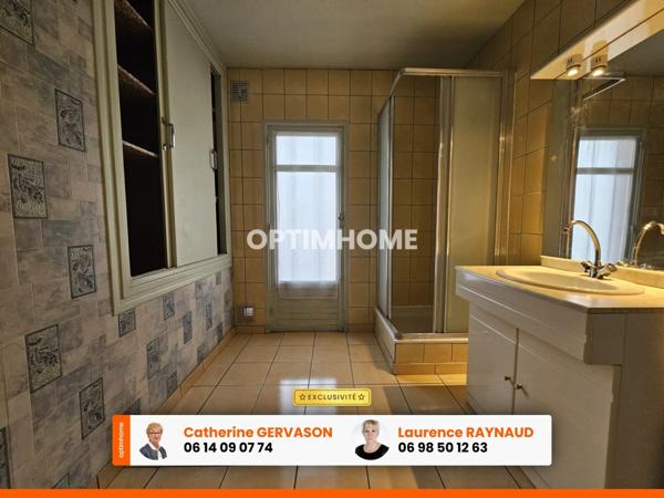 Maison à vendre 90 m2 - 3 chambres, terrain, garage, cave, CLERMONT FERRAND (63)