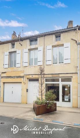 Appartement de 83 m² indépendant avec surface commerciale vitrée