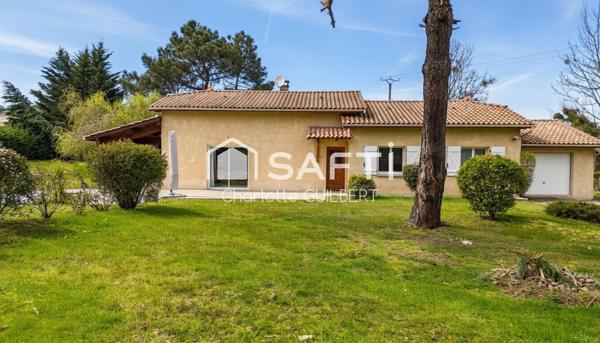 Maison plain-pied 3 chambres avec piscine et Garage