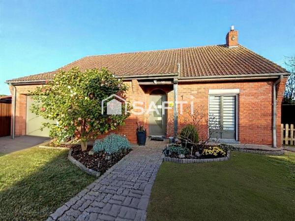 Maison individuelle semi-plain-pied 110 m² – Secteur résidentiel calme proche Valenciennes & Belgique