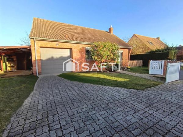 Maison individuelle semi-plain-pied 110 m² – Secteur résidentiel calme proche Valenciennes & Belgique