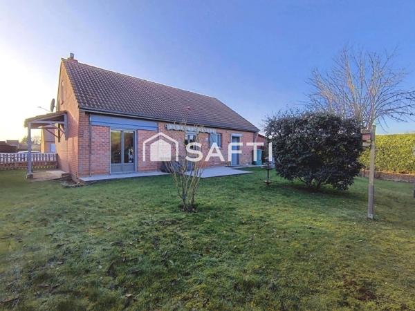 Maison individuelle semi-plain-pied 110 m² – Secteur résidentiel calme proche Valenciennes & Belgique