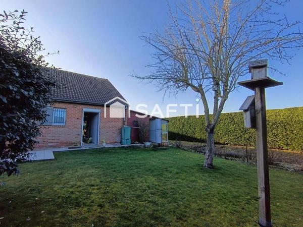 Maison individuelle semi-plain-pied 110 m² – Secteur résidentiel calme proche Valenciennes & Belgique