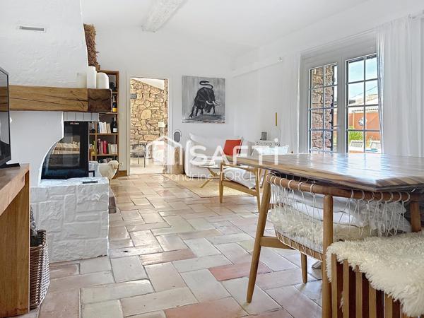 Maison en pierre de 130m² avec piscine sur 1064m² de terrain à Figanière (83830)