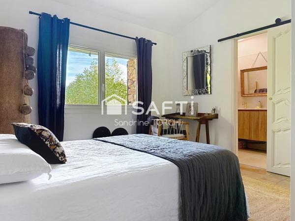 Maison en pierre de 130m² avec piscine sur 1064m² de terrain à Figanière (83830)