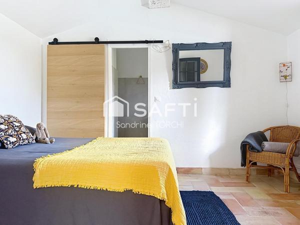 Maison en pierre de 130m² avec piscine sur 1064m² de terrain à Figanière (83830)