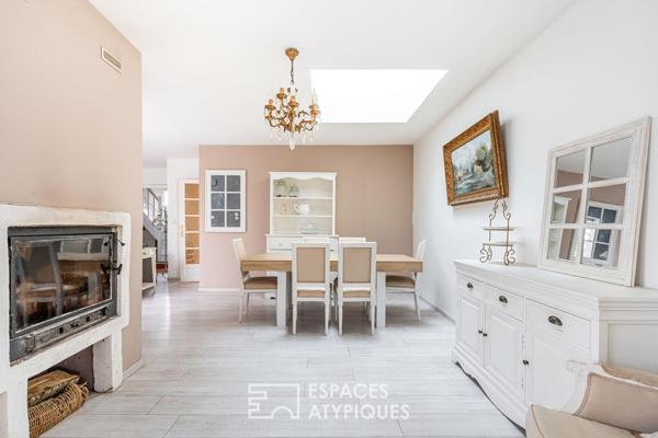 Maison au fond d’une impasse avec piscine