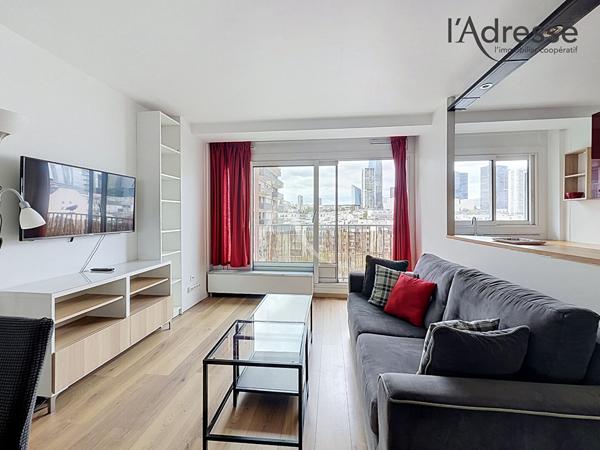 Appartement Puteaux 2 pièce(s) 45.92 m2/Balcon/Parking