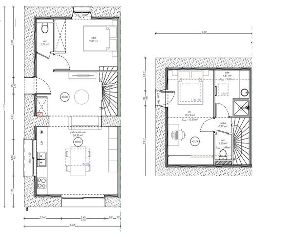 Maison rénovée avec jardin  Sainte-Luce-sur-Loire