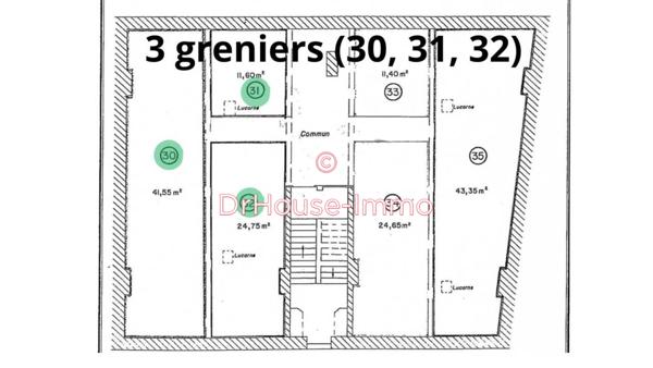 Appartement à vendre 4 pièces de 109 m²