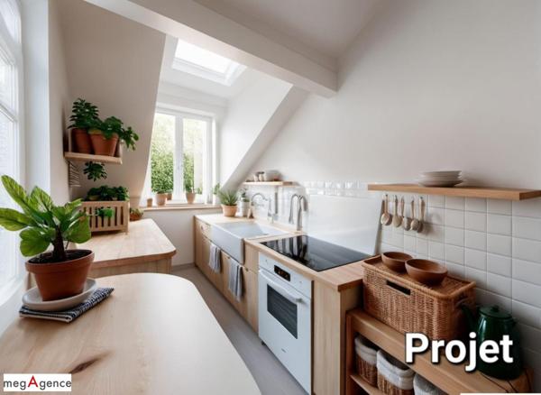 Appartement à FOUGERES, 35300 - 1 pièce 25m²