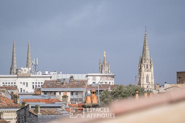 Elégant duplex au dernier étage avec terrasse et parking