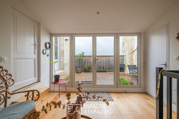 Elégant duplex au dernier étage avec terrasse et parking