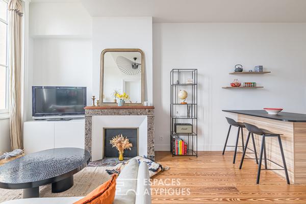 Elégant duplex au dernier étage avec terrasse et parking