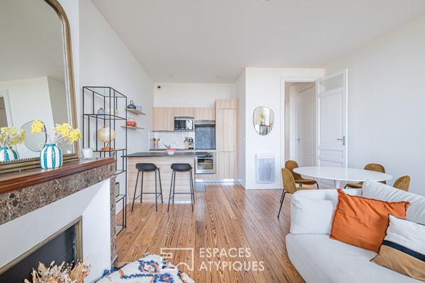 Elégant duplex au dernier étage avec terrasse et parking