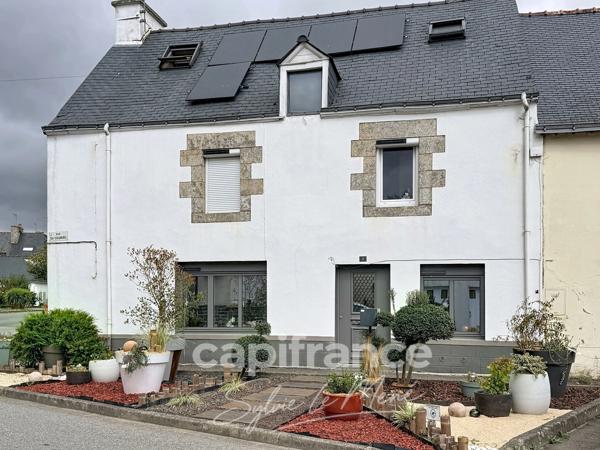 À vendre Maison de bourg de 123 m² – 3 chambres – Terrasse – Naizin / Évellys