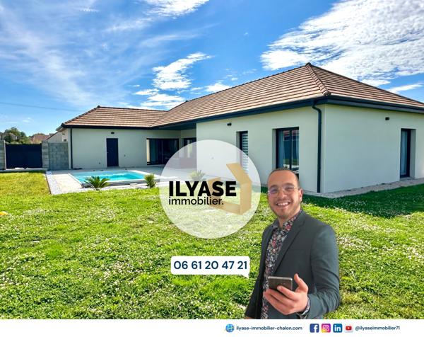 Chalon-sur-Saône (71100) MAISON 4 PIÈCES 130 M² | 3 CH DONT 1 SUITE PARENTALE | PISCINE