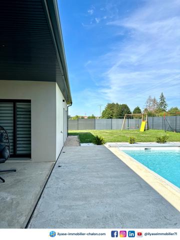 Chalon-sur-Saône (71100) MAISON 4 PIÈCES 130 M² | 3 CH DONT 1 SUITE PARENTALE | PISCINE