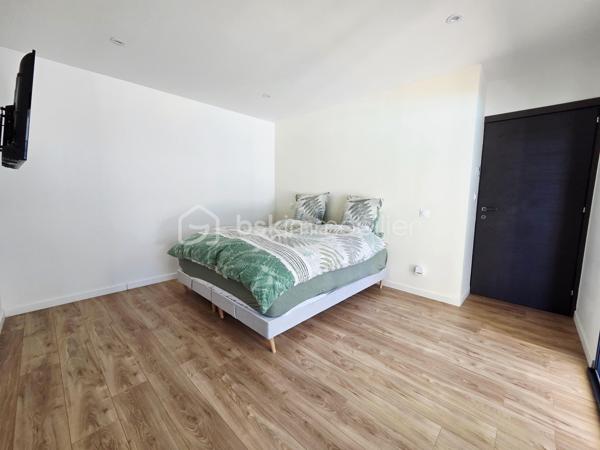 🏡 VILLA CONTEMPORAINE DE PLAIN-PIED – PISCINE – DOUBLE GARAGE – 4 CHAMBRES

Située sur la commune de Castelsarrasin, à seulement 9 minutes du centre-ville et de ses commerces, découvrez cette belle villa contemporaine de plain-pied, nichée dans un environnement calme et préservé.

🌿 Un véritable havre de paix

Entièrement clôturée et accessible par un portail électrique, la propriété offre un cadre de vie privilégié, pensé aussi bien pour le confort quotidien que pour les moments de convivialité.

✨ Des espaces intérieurs lumineux et fonctionnels

La villa s'articule autour d'une grande pièce de vie avec cuisine ouverte entièrement équipée. Le salon bénéficie d'une baie vitrée à galandage, permettant une ouverture généreuse sur l'extérieur et une belle continuité entre les espaces de vie et la terrasse.

Vous profiterez également d'un grand cellier ainsi que d'un double garage avec portes motorisées.

🛏️ Côté nuit

La maison dispose de 4 chambres, dont 2 suites parentales : • une première suite avec dressing
• une seconde suite avec placard de rangement

Une spacieuse salle de bain complète cet espace, équipée d'une douche à l'italienne, d'une double vasque et d'une baignoire, alliant confort et fonctionnalité.

WC indépendant.

Pour un confort optimal en toute saison, la villa est équipée d'une pompe à chaleur avec système gainable.

☀️ Des extérieurs pensés pour profiter pleinement des beaux jours

Les extérieurs offrent de véritables espaces de détente et de réception avec une terrasse couverte, une cuisine d'été, une piscine au chlore, un agréable espace détente ainsi qu'un terrain de pétanque.

Une propriété contemporaine aux prestations complètes, idéale pour celles et ceux qui recherchent calme, confort et convivialité, tout en restant à proximité immédiate des commodités de Castelsarrasin.

📍 Castelsarrasin – Centre-ville et commerces à seulement 9 minutes

📞 Contactez-moi pour davantage d'informations ou pour organiser une visite.