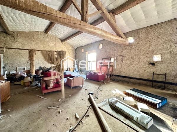 Maison 3 chambres - piscine - grange aménageable - vue Pyrénées