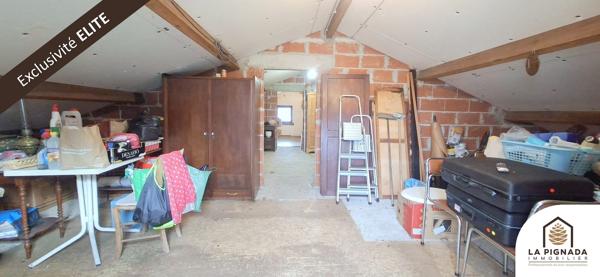 Maison 128m² + combles - Terrain 1430m²