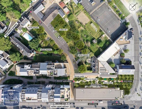 Appartement à louer 1 pièce 18.57m²