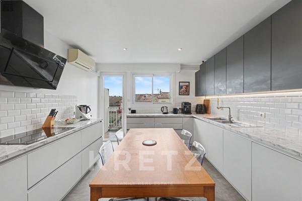 Duplex traversant T6, terrasse et balcons, ascenseur privé, Toulouse hyper-centre