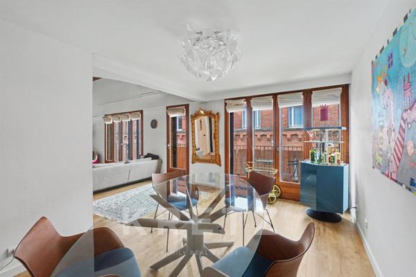 Duplex traversant T6, terrasse et balcons, ascenseur privé, Toulouse hyper-centre