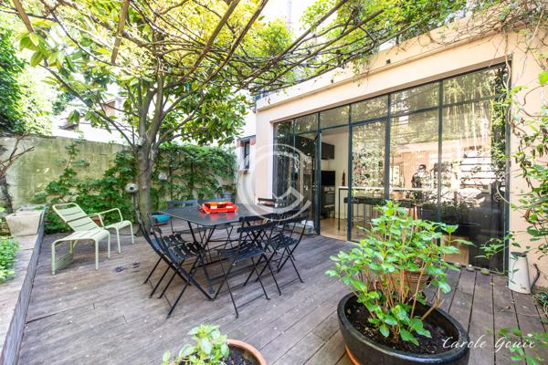 Paris (75020) MAISON SPACIEUSE ET SON JARDIN