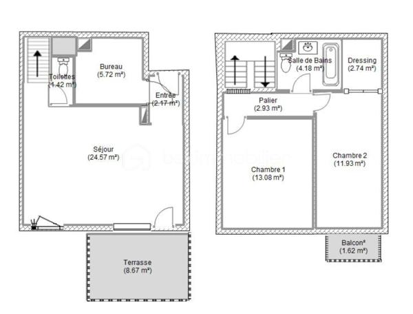 Duplex de 69 m²