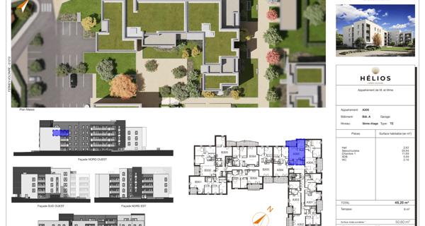 Location Appartement meublé 2 pièces 48.2 m² - Ferney-voltaire 01210