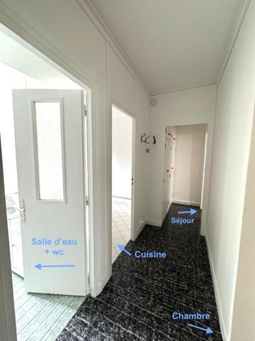 Appartement de 2 pièces 44m2 (75020 Paris)