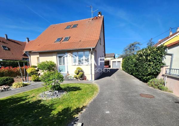 Cette maison bi-famille ou investissement locatif se trouve à Sainte-Croix-en-Plaine