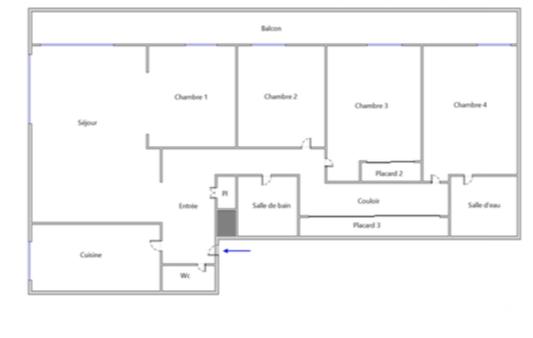 Appartement à vendre 5 pièces 93 m² Compiègne