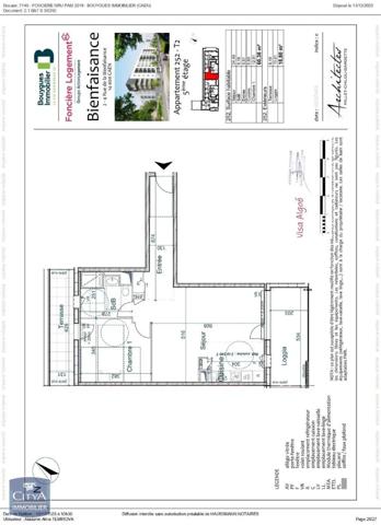 Appartement à louer 2 pièces 60.38m²