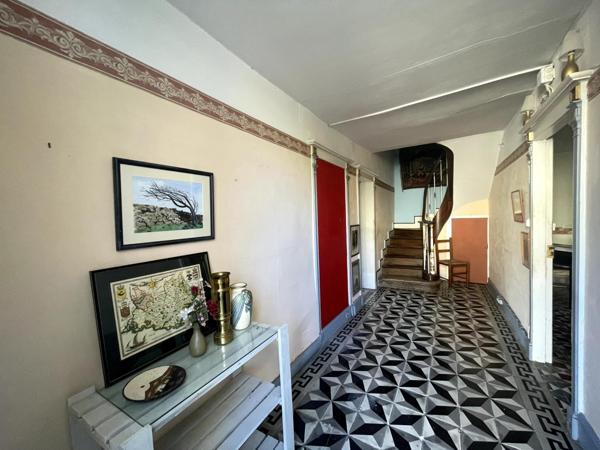 Maison de village avec petit jardin, terrasses et garages