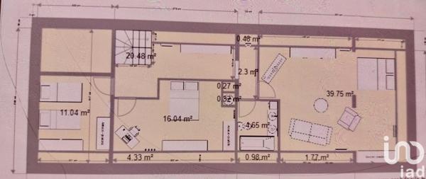 Maison à vendre 4 pièces 93 m² Les Villages Vovéens