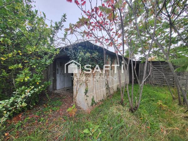 Terrain constructible avec maison a rénové 62m2