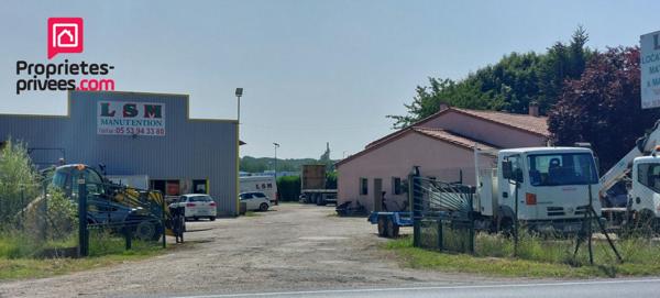 Ensemble immobilier Maison  plain pied à Samazan 4 pièce(s) 102 m2 + 2 hangars