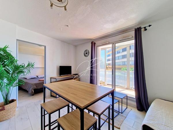 Appartement T2 37 m² vue mer loggia et parking