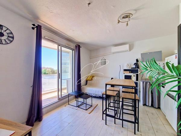 Appartement T2 37 m² vue mer loggia et parking
