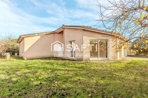 AUCAMVILLE - Maison plain-pied T4 avec jardin et garage