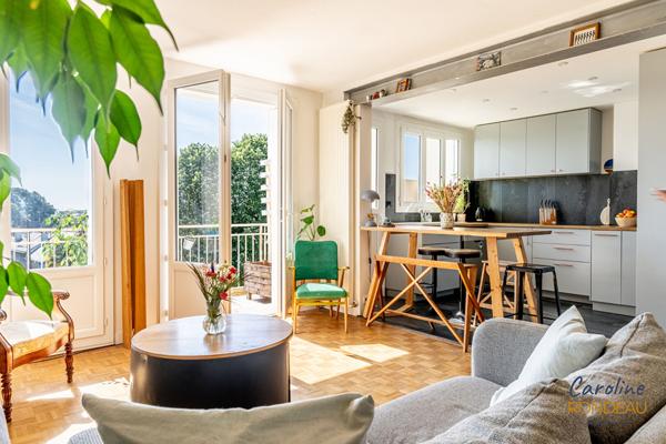 A vendre Nantes Zola T3 80m2 balcons, parking, cave, grenier