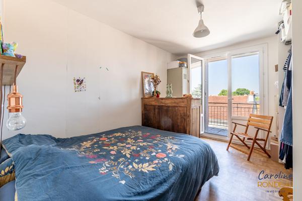 A vendre Nantes Zola T3 80m2 balcons, parking, cave, grenier