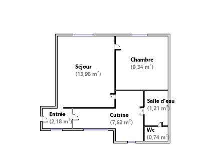 Appartement à vendre 2 pièces 35 m² Enghien-les-Bains