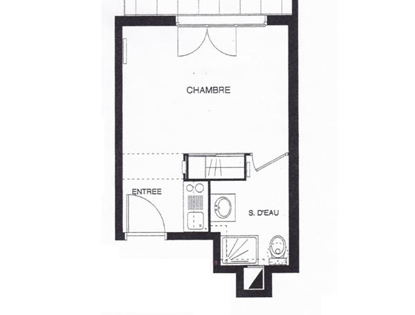 Appartement 1 pièce - 44 m²